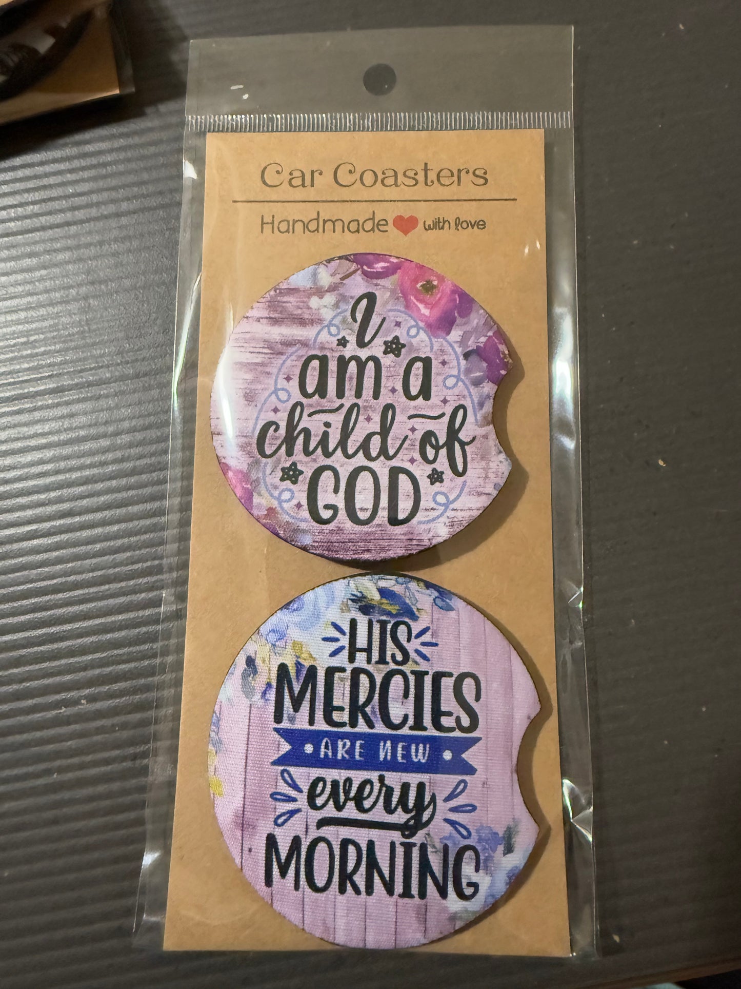 Faith Car Coasters