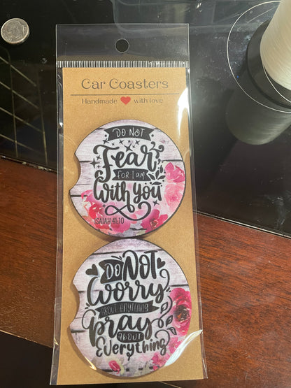 Faith Car Coasters