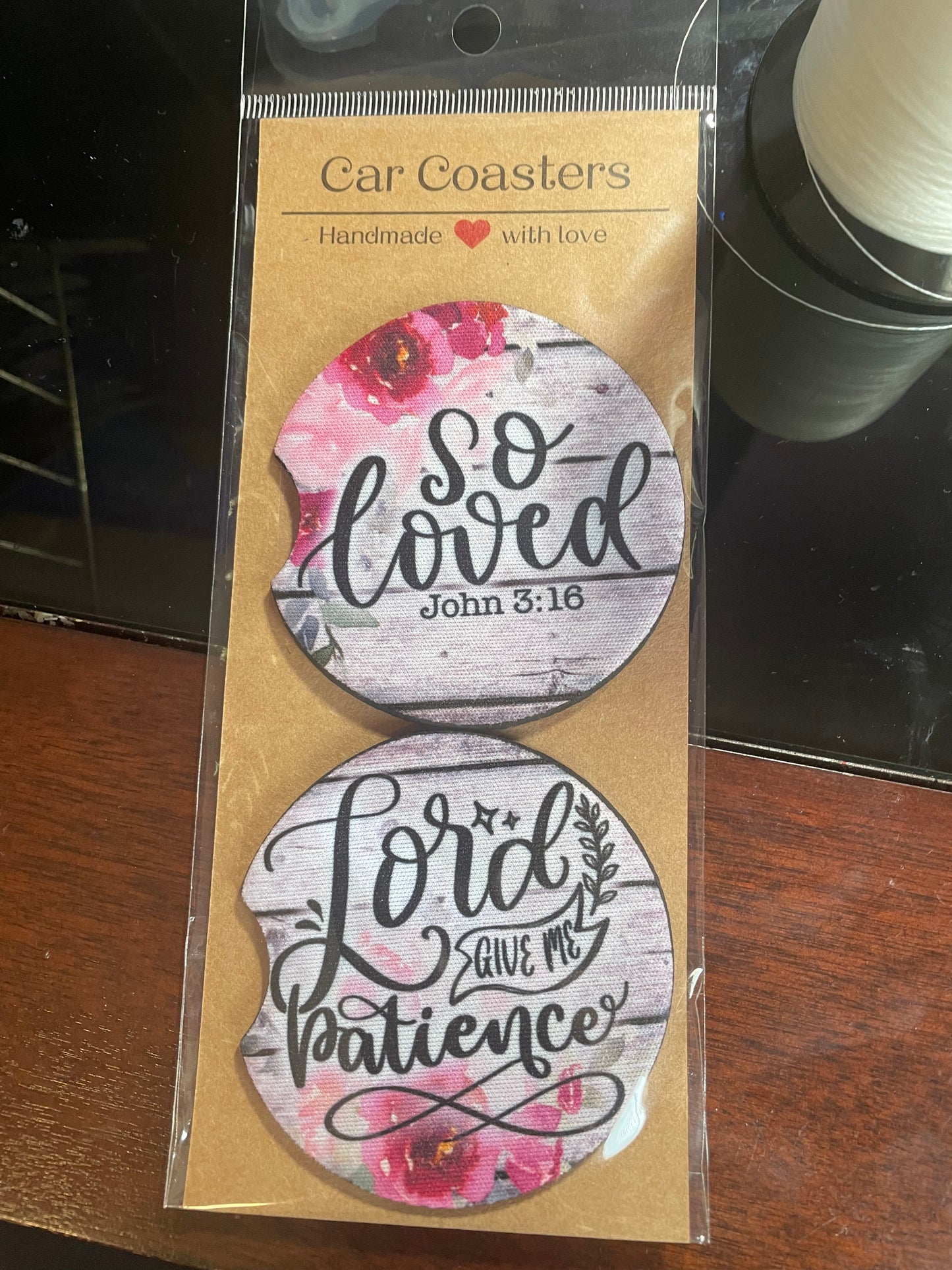 Faith Car Coasters