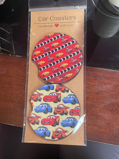 Cars Car Coasters