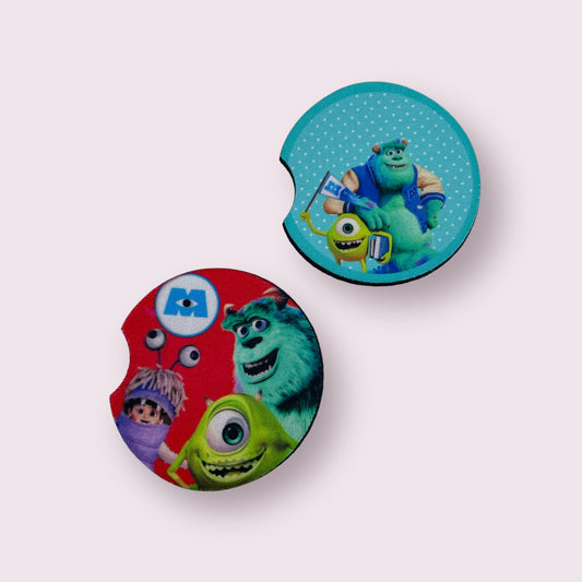 Monsters Inc Car Coasters